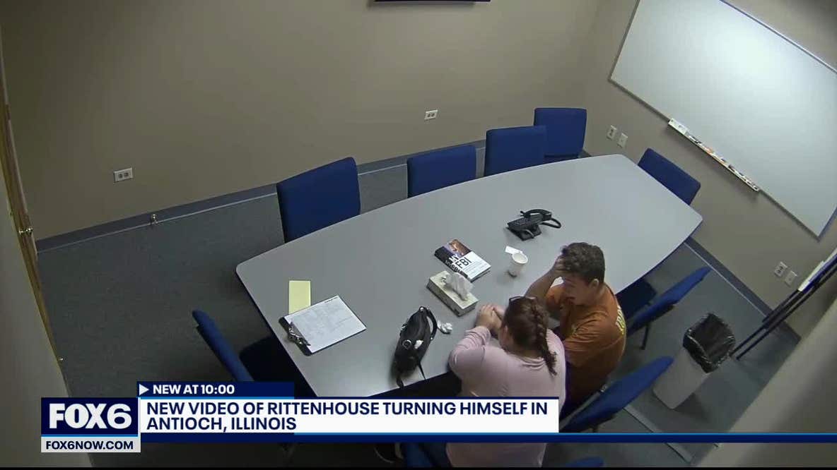 Video shows Kyle Rittenhouse at Antioch PD